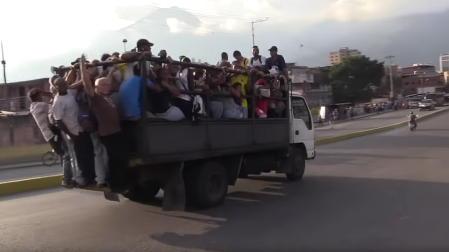 Riding the "Kennel" in Caracas