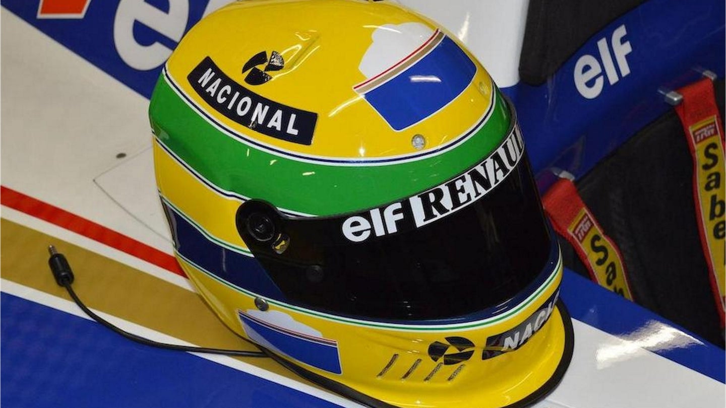 This Ayrton Senna Helmet Could Fetch Over $100,000 at Auction