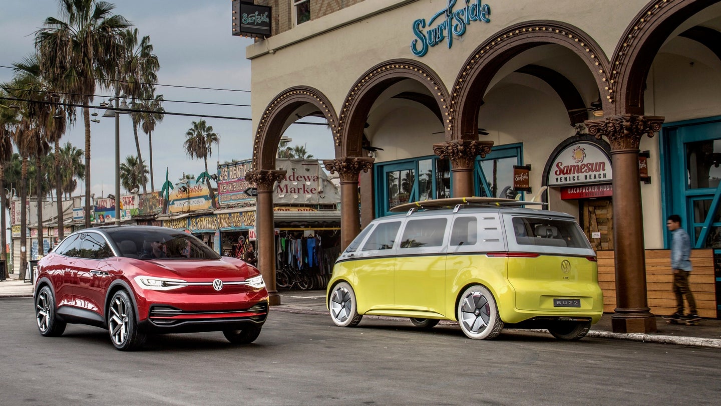 VW’s I.D. Buzz and I.D. Crozz Electric Cars to Be Made in the U.S., Report Says