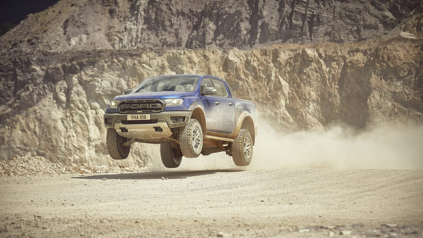 Watch the Ford Ranger Raptor Have a Quarry Party in New Video