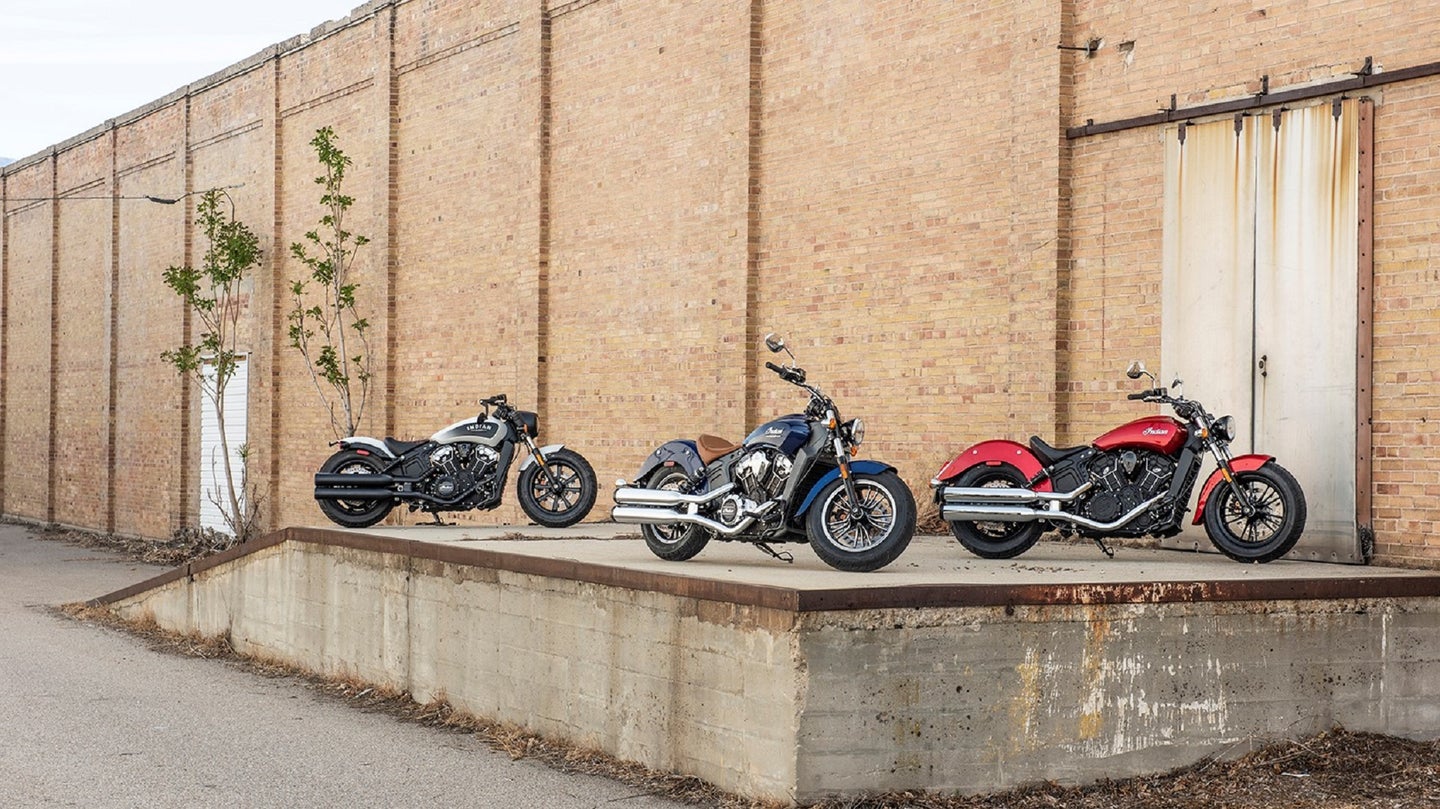 2019 Indian Scout: Standard Safety and Convenience Added for the Mid-Size Cruiser Line