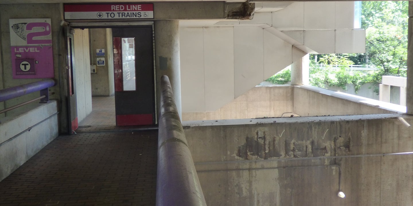 This Boston Area Commuter Garage Is Literally Falling Apart