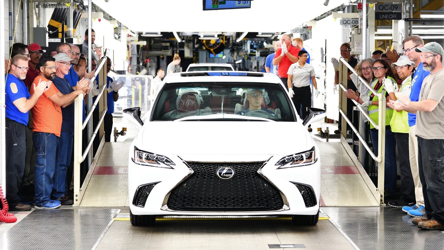 All-New 2019 Lexus ES Rolls off the Assembly Line in Kentucky
