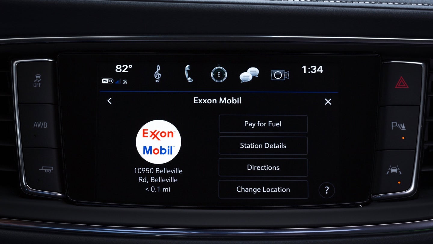 Buick Owners Can Now Buy ExxonMobil Gas From Their Cars