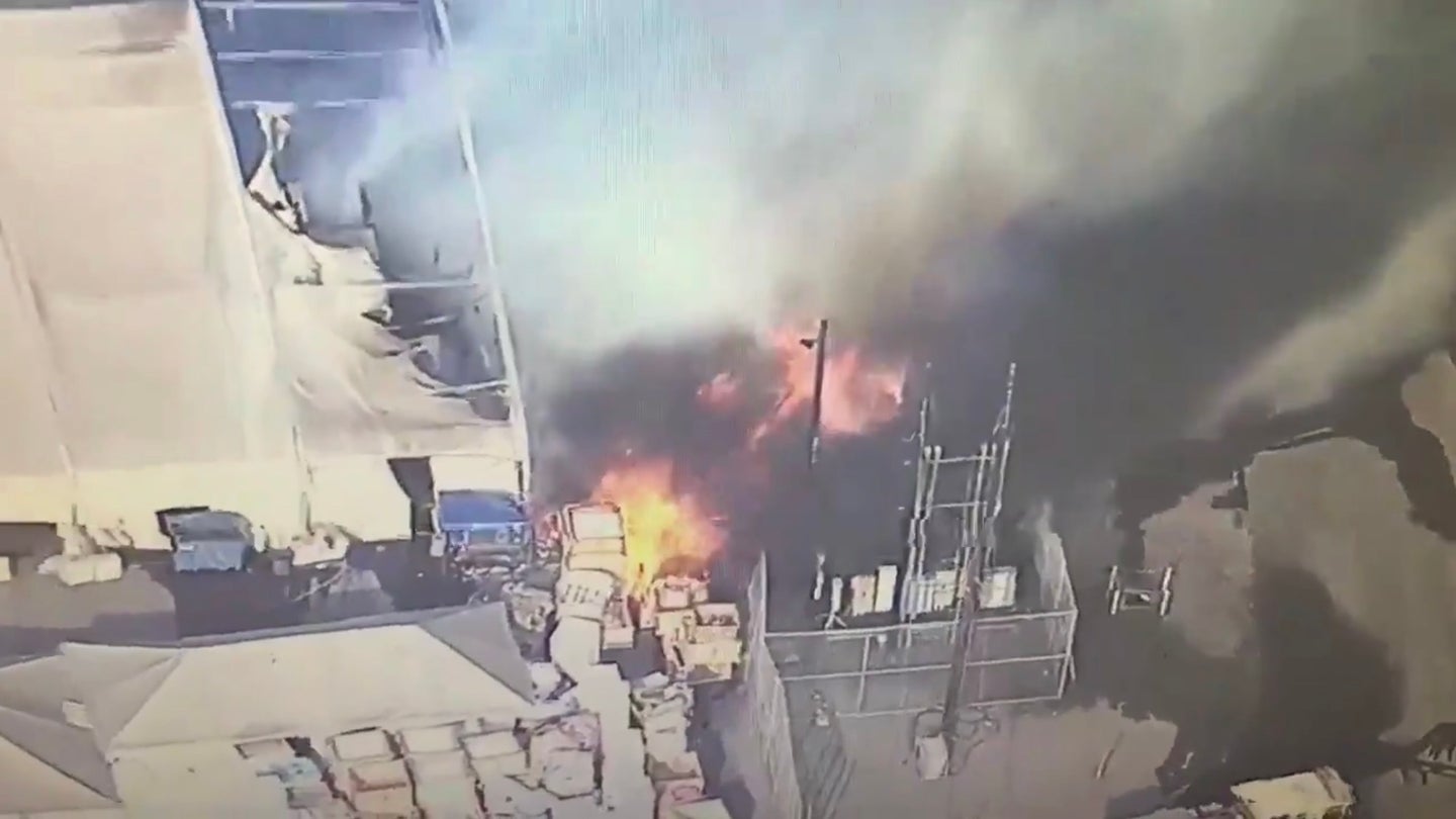 Fire Burns in Pile of Trash at Tesla’s Fremont Factory