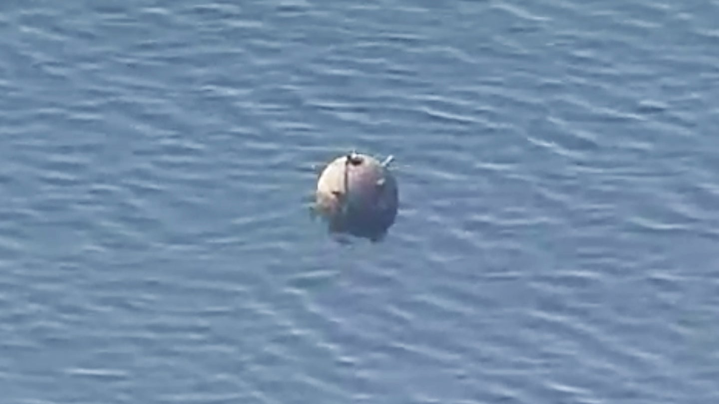 There Is A Naval Mine Floating In The Waters Near Kitsap Naval Base In Washington (Updated)