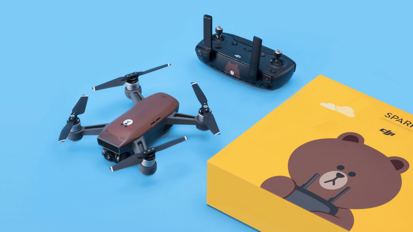 DJI Partners With Line Friends, Announces Animated Character Spark Drones