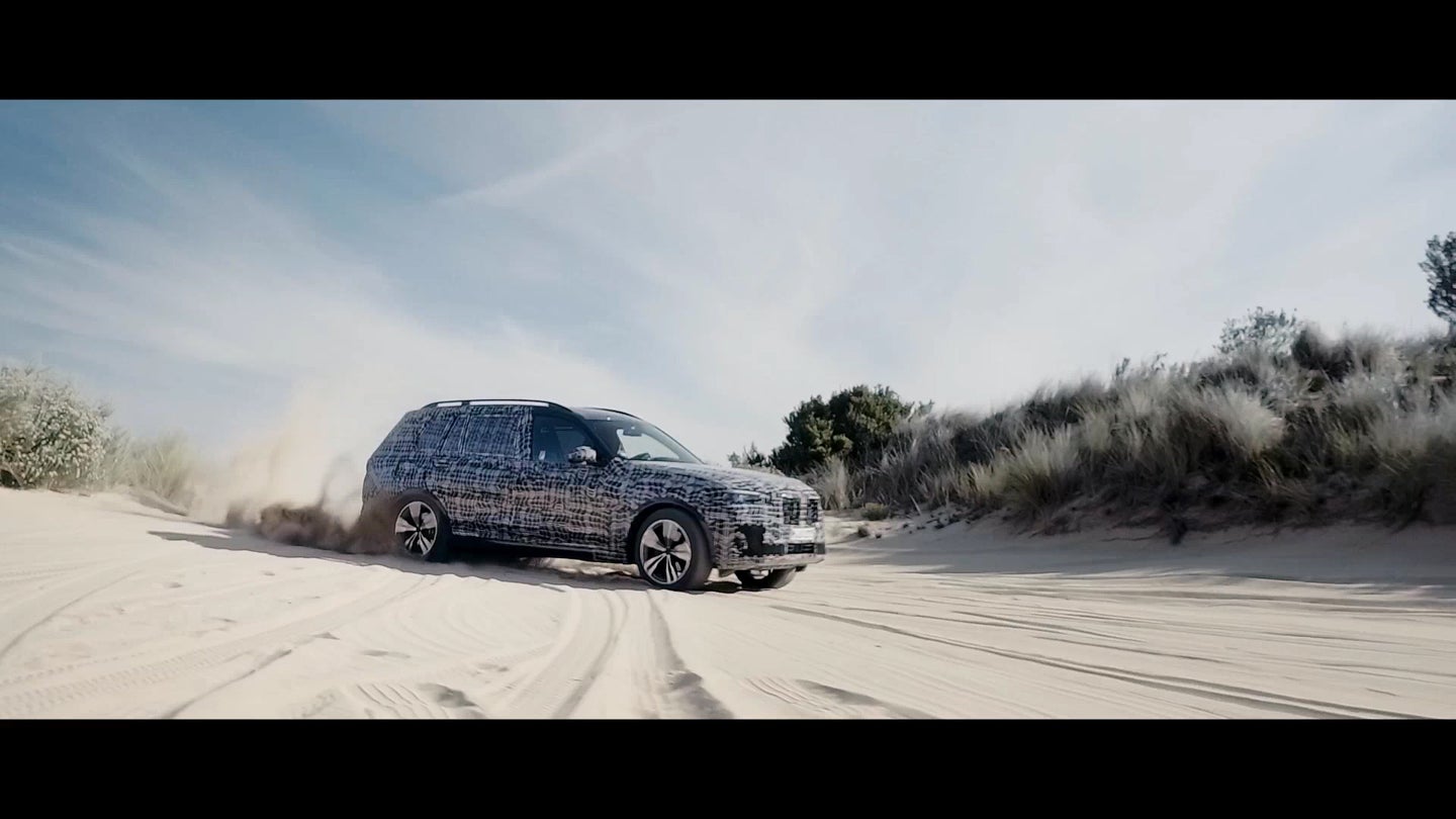 BMW Teases X7 Crossover in Camouflage