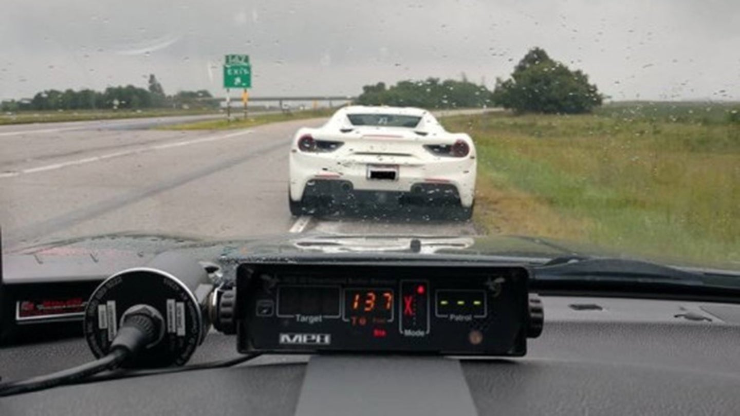 Rental Ferrari Driver Busted at 137 MPH Tells Police She Thought She Was Only Doing 100