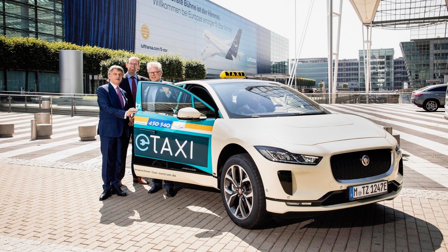 The Electric Jaguar I-Pace is Germany’s Newest Taxi