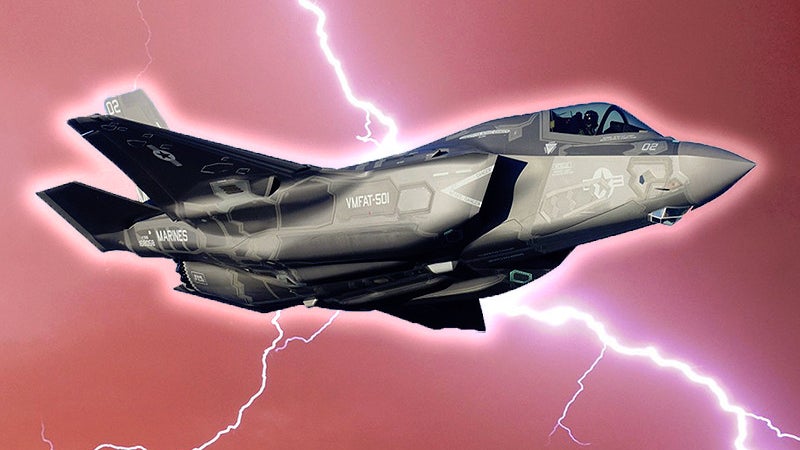 Marines Need Special Lightning Rods To Shield Their F-35s In Japan From Storms
