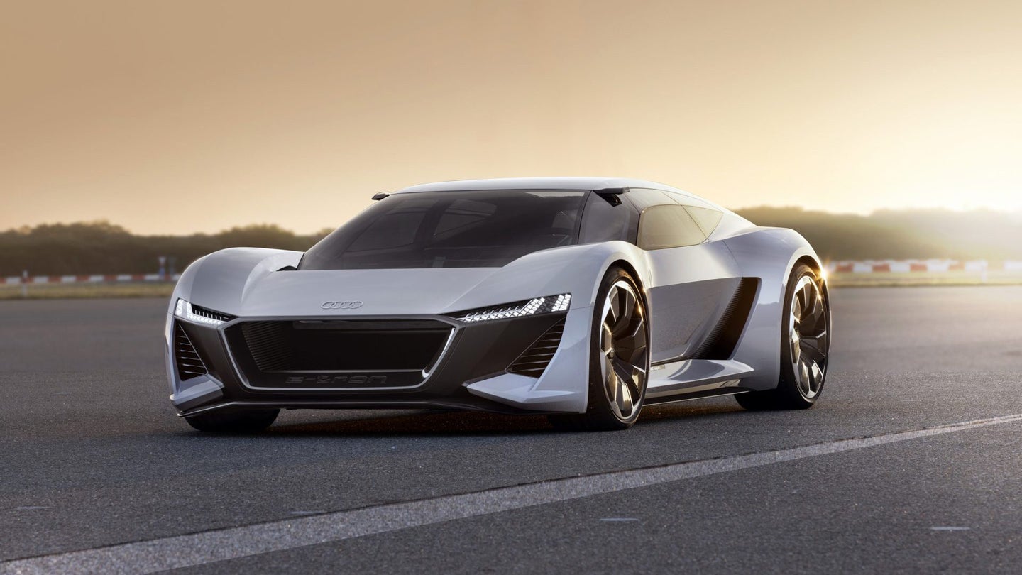 Audi&#8217;s PB 18 E-Tron Concept Is a Shooting Brake Supercar From the Future