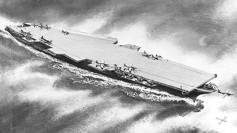 The Nuclear Bomber Carrying USS United States Was Going To Be America&#8217;s First Supercarrier