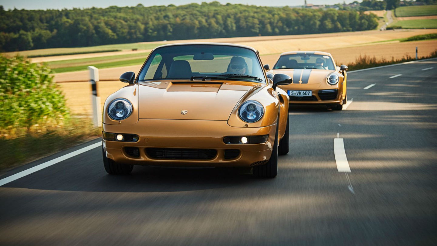 Porsche Has Built One Last Air-Cooled 911 Turbo, Painted Gold