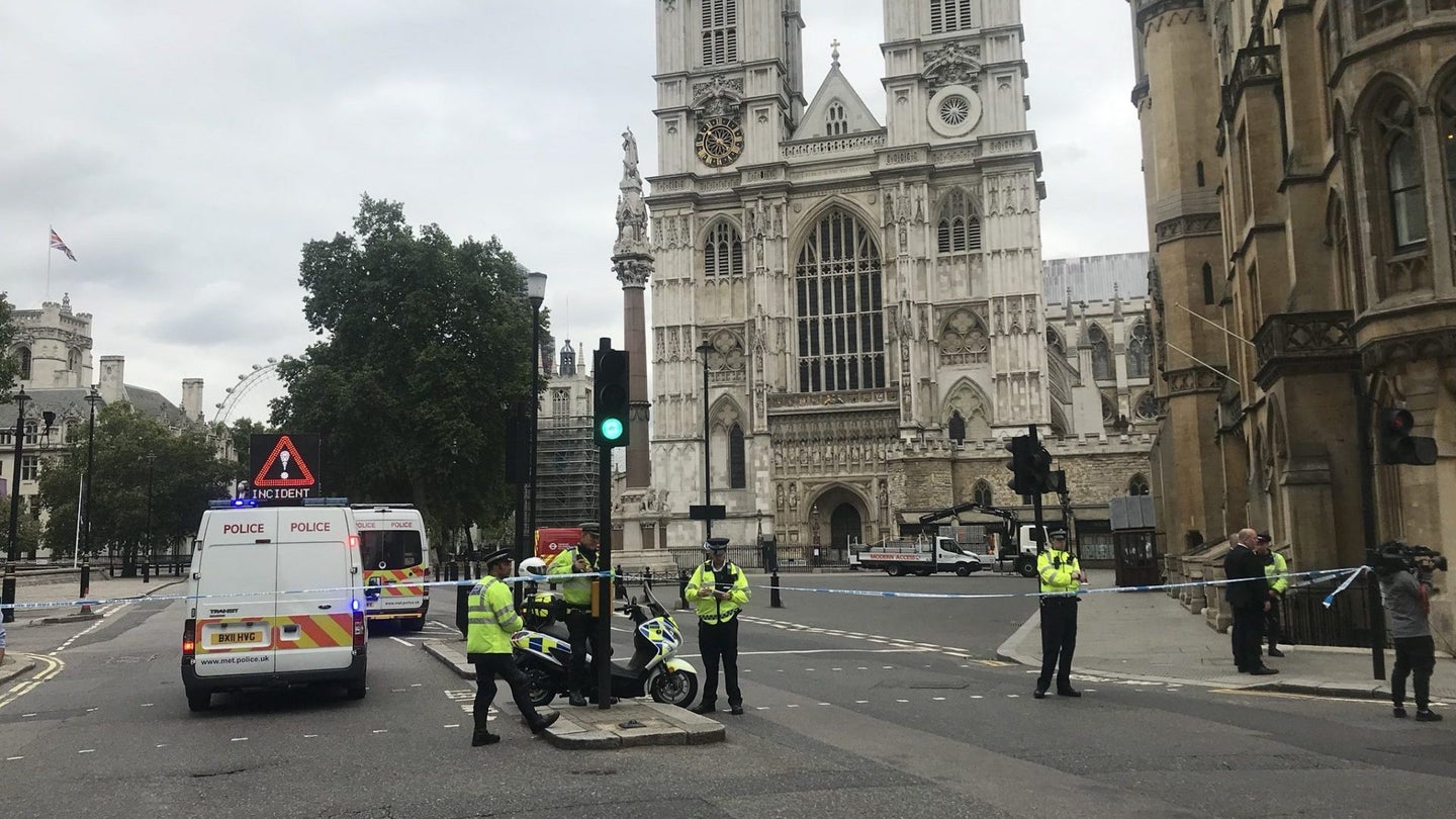 Vehicle Injures 3 People in Suspected London Terror Attack, Suspect in Custody