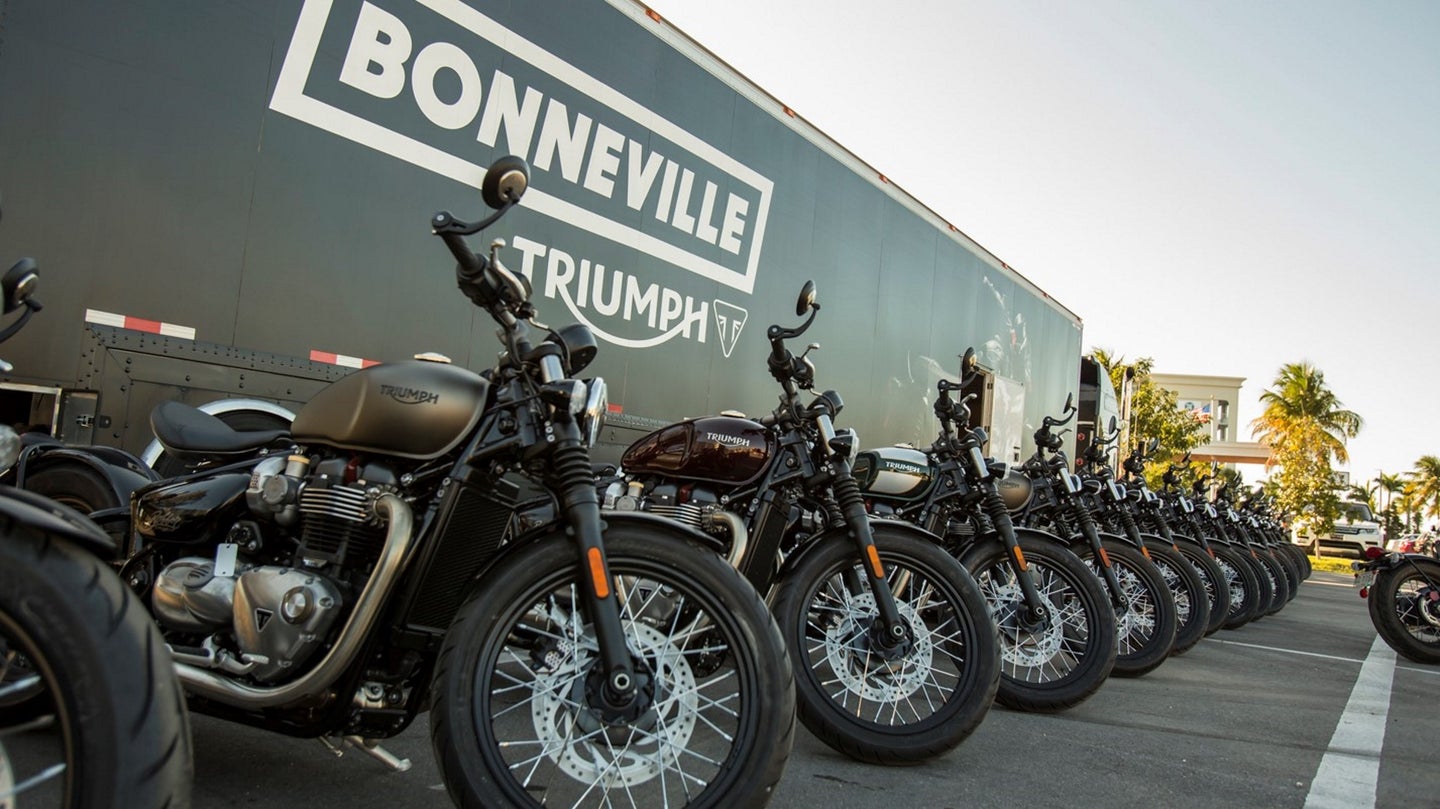 Triumph Isn&#8217;t Letting the American Brands Have All the Fun at Sturgis