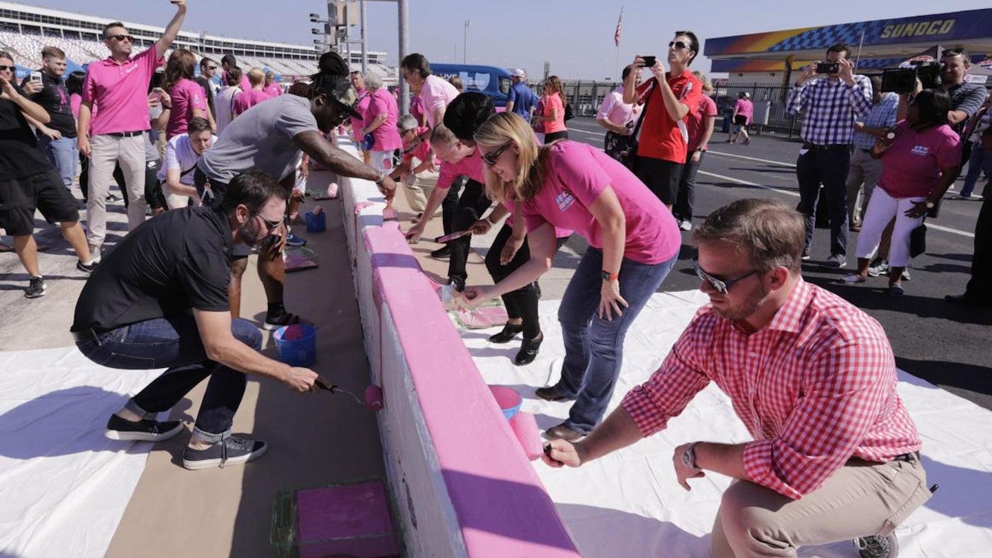 NASCAR: Charlotte Motor Speedway Goes Pink for Breast Cancer Awareness
