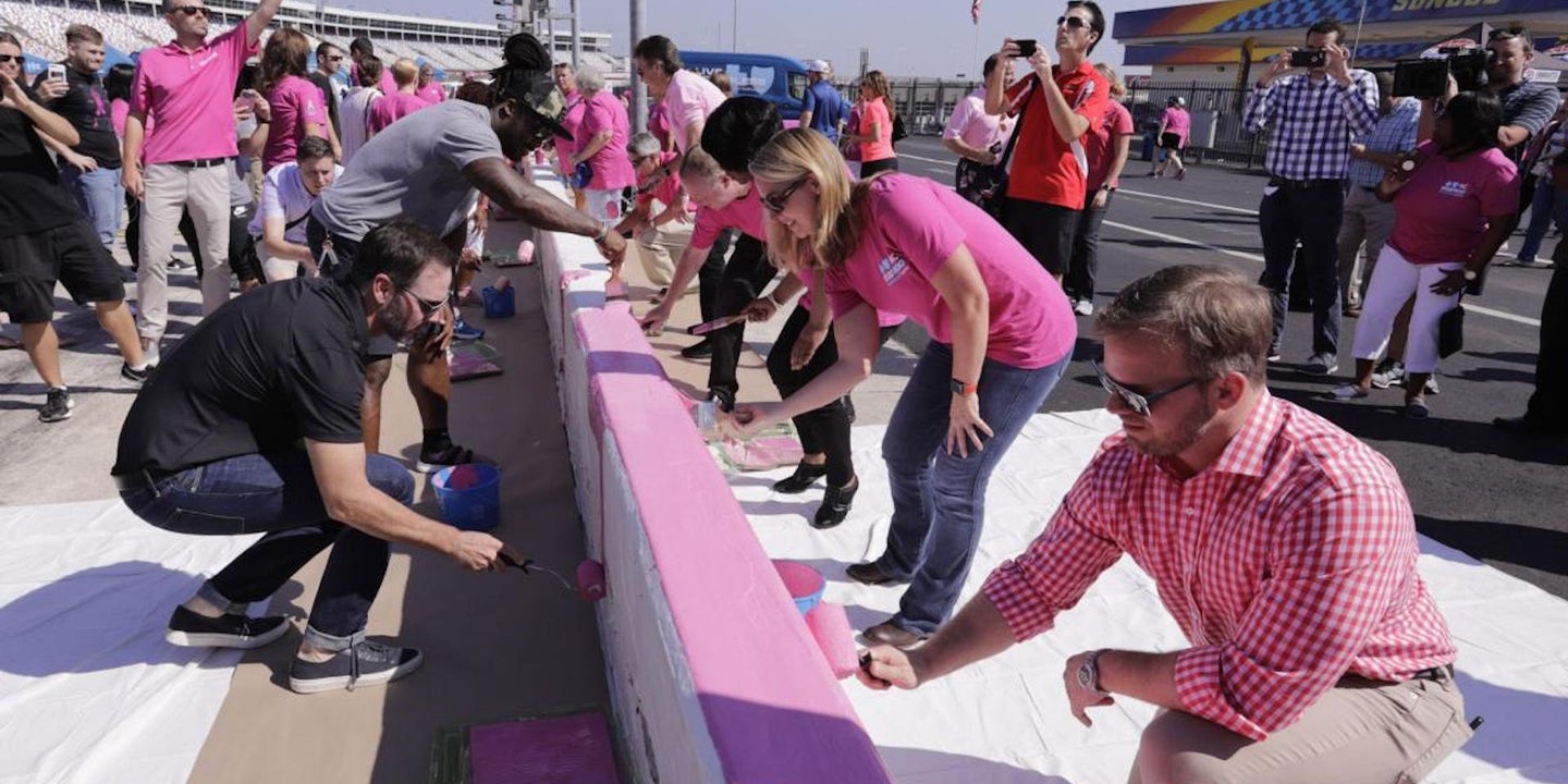 NASCAR: Charlotte Motor Speedway Goes Pink for Breast Cancer Awareness