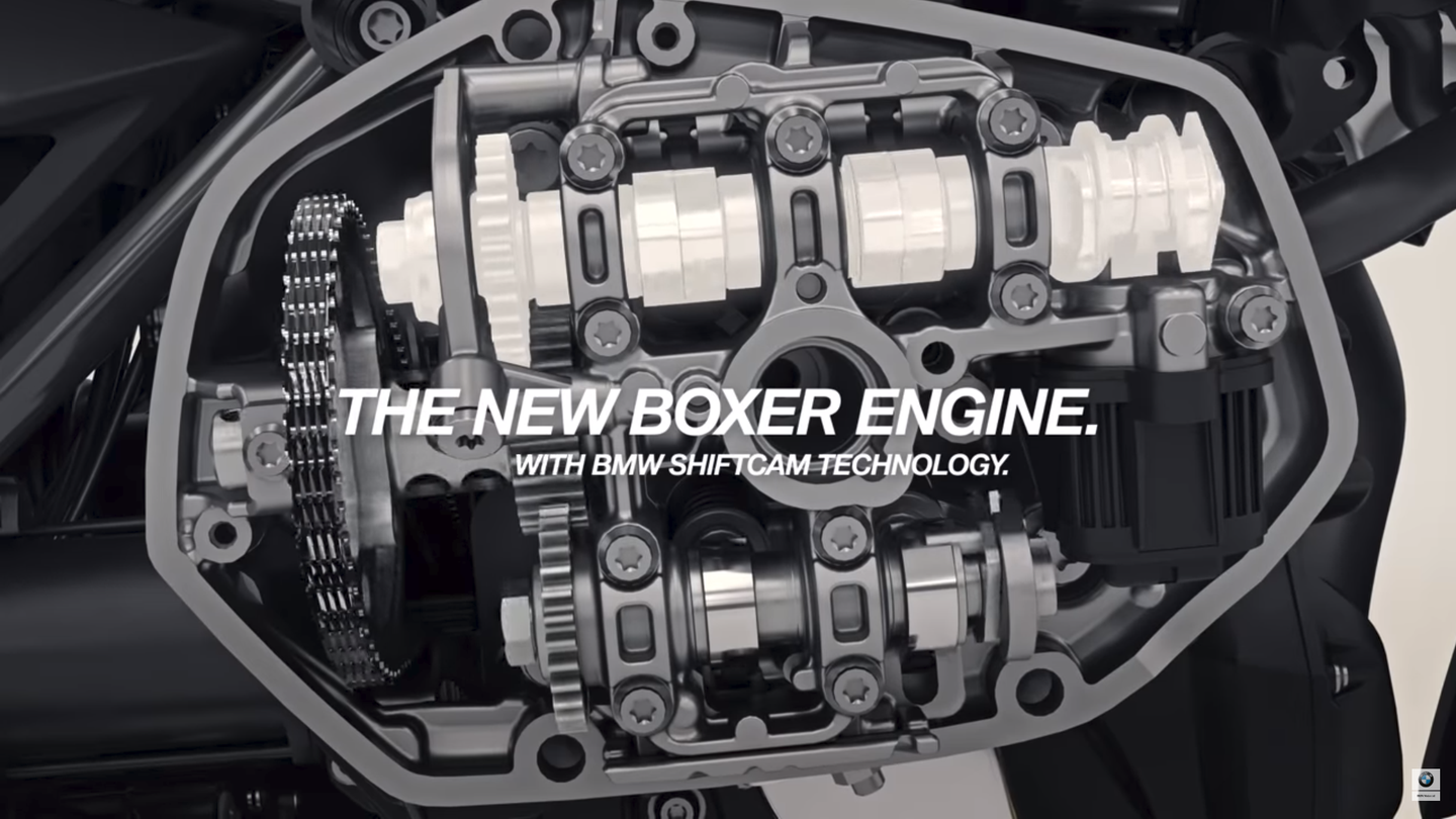 BMW Motorrad Introduces Boxer Engine With ShiftCam Variable Valve Timing