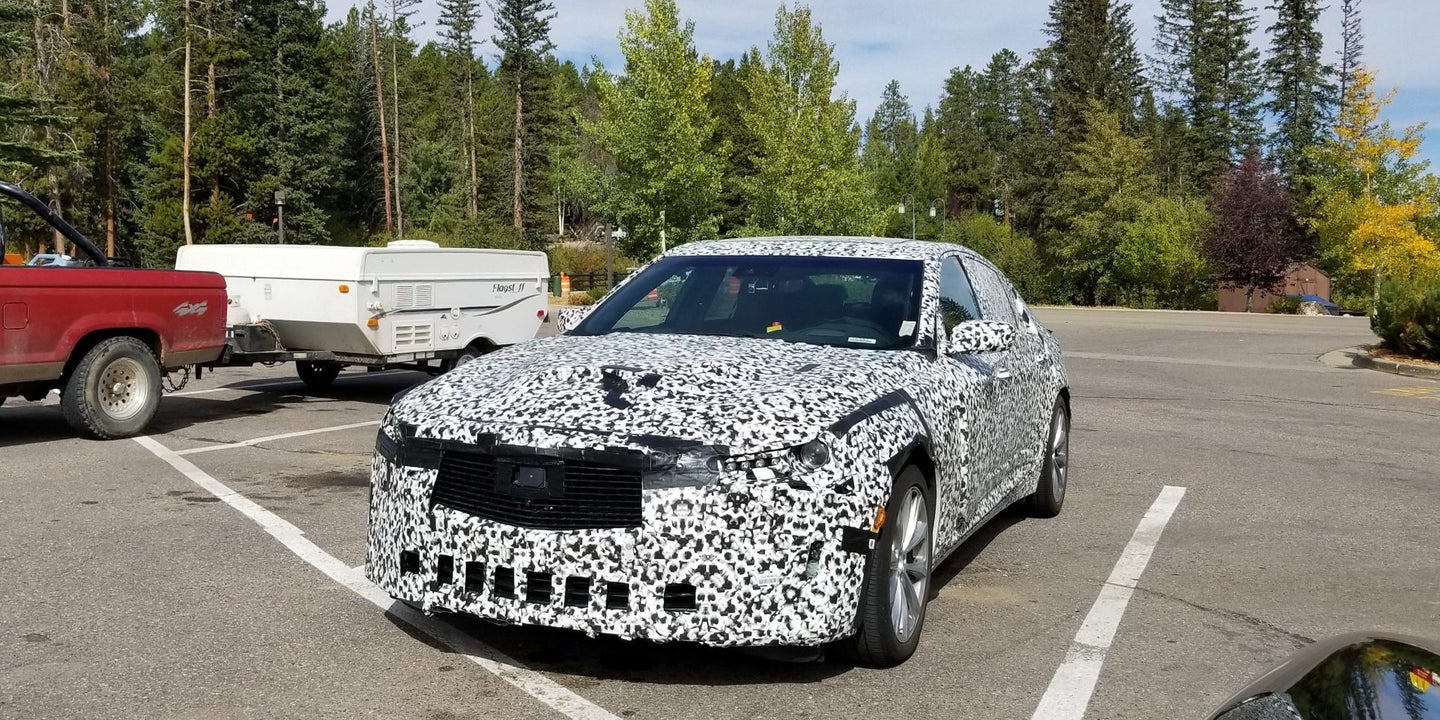 What Might Be a 2020 Cadillac CT3 Test Mule Gets Spotted Cruising in Colorado