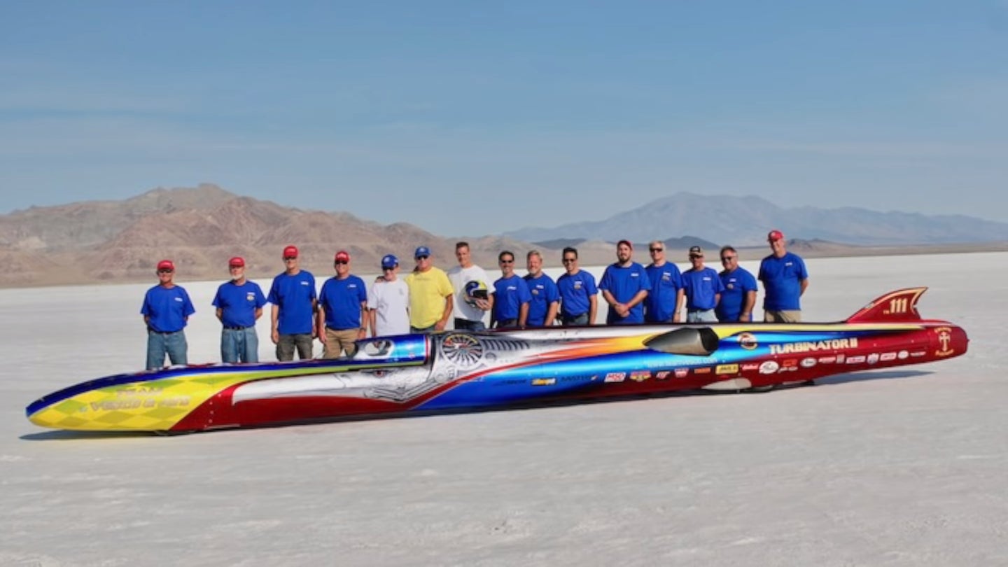 Wheel-Driven Car Sets New Bonneville Speed Record at 483 MPH