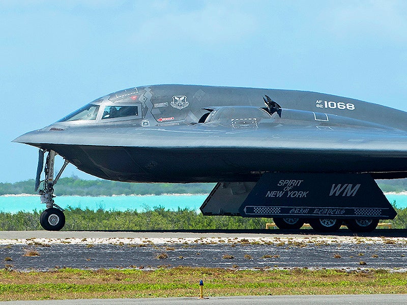 Stealth Pushes Forward: B-2s Refuel On Wake Island, F-22s Fly From Austere Base In Mideast