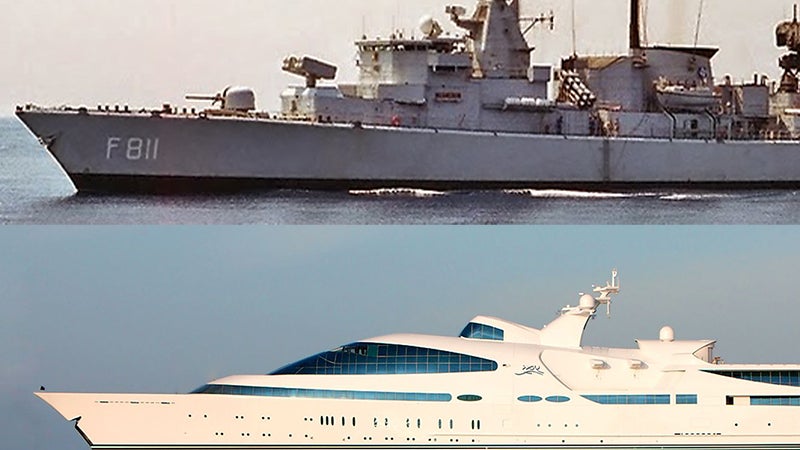 The Striking And Fast Superyacht &#8216;Yaz&#8217; Was Born From A 40 Year Old Dutch Frigate&#8217;s Hull