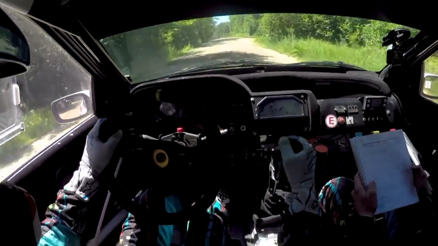 Watch Ken Block Blast Through the Woods in His 1991 Ford Escort Cosworth Rally Car