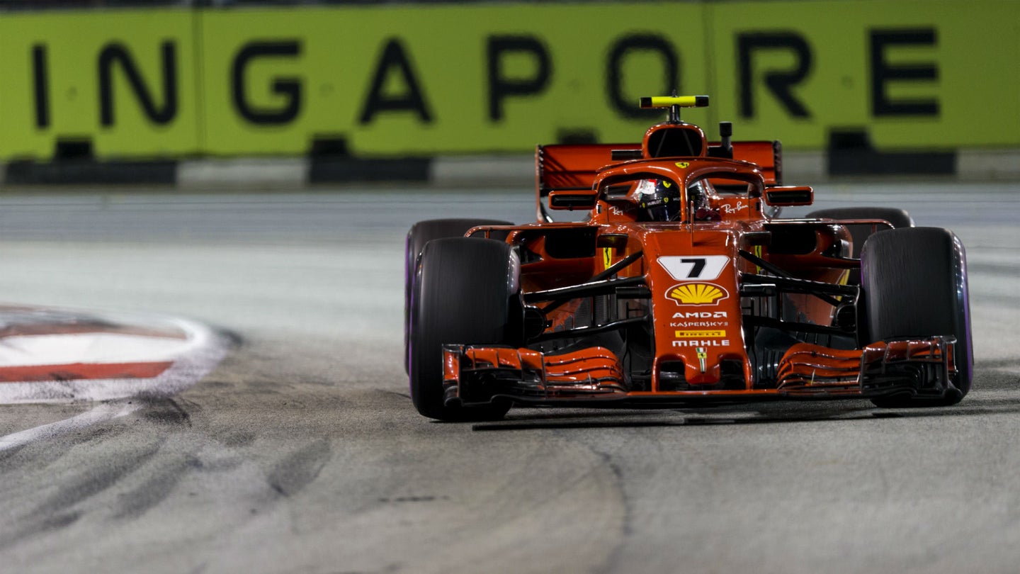 Ferrari’s Kimi Räikkönen Scorches in Friday Practice for Singapore Grand Prix