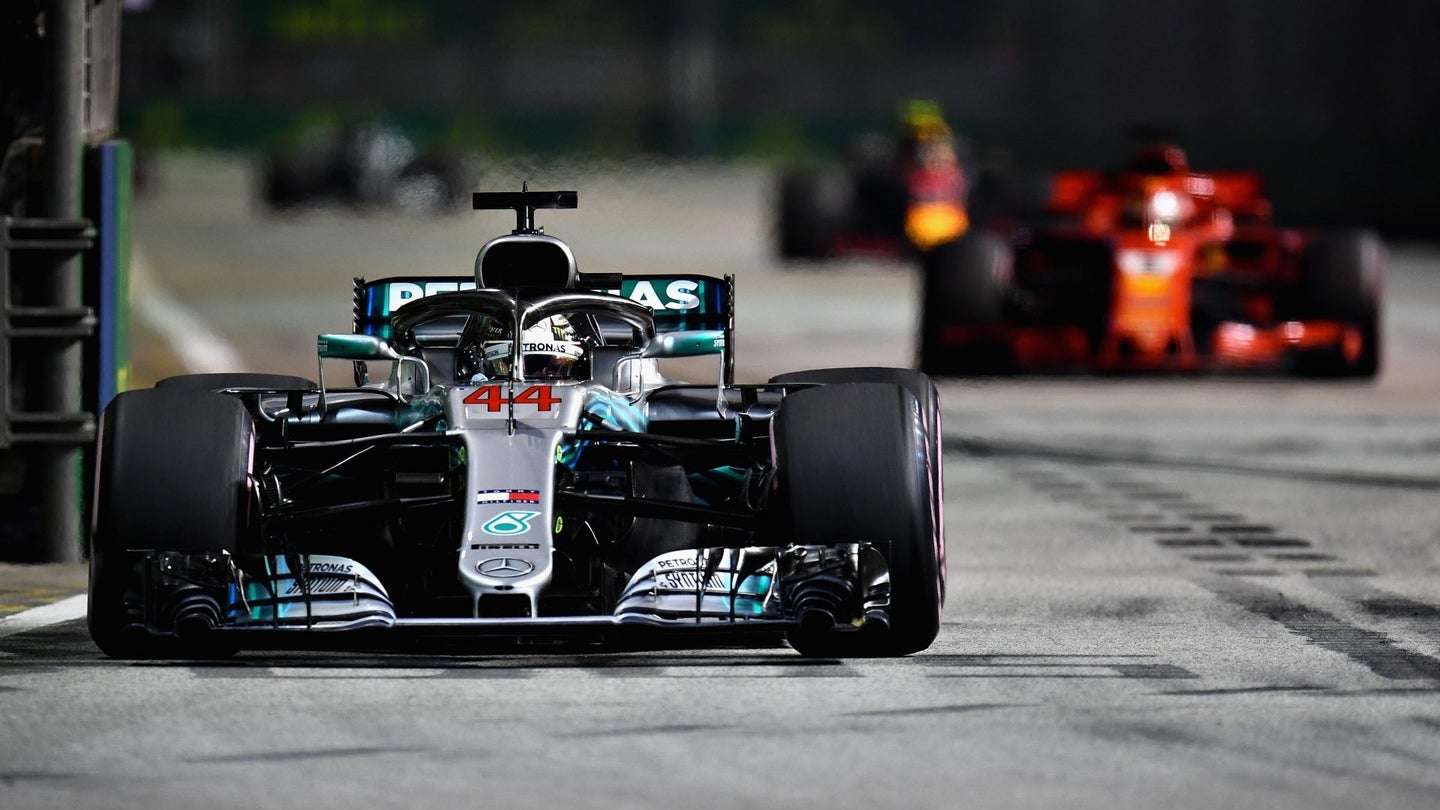 Lewis Hamilton Walks Away With F1 Title Lead After Singapore Grand Prix Win