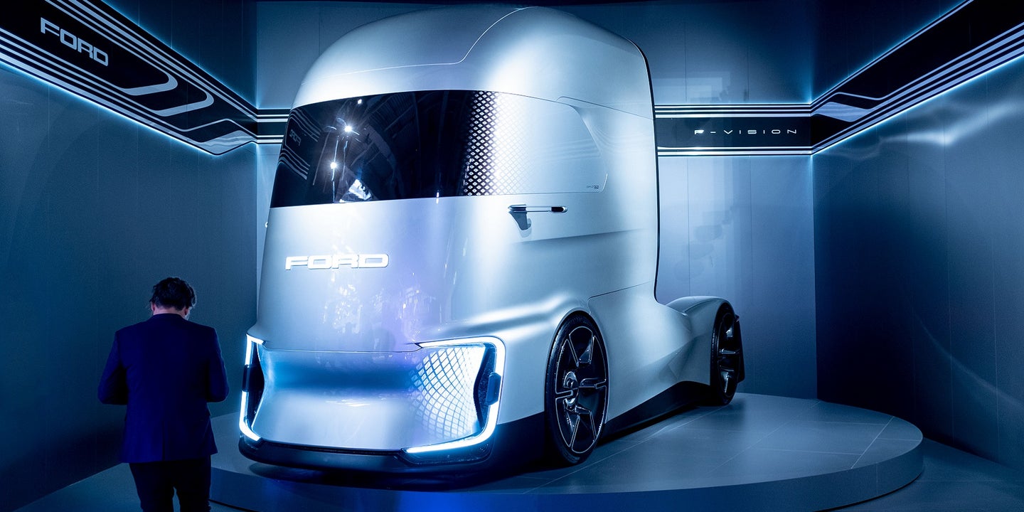 Ford Jumps in the Electric Semi Truck Bandwagon With New F-Vision Concept