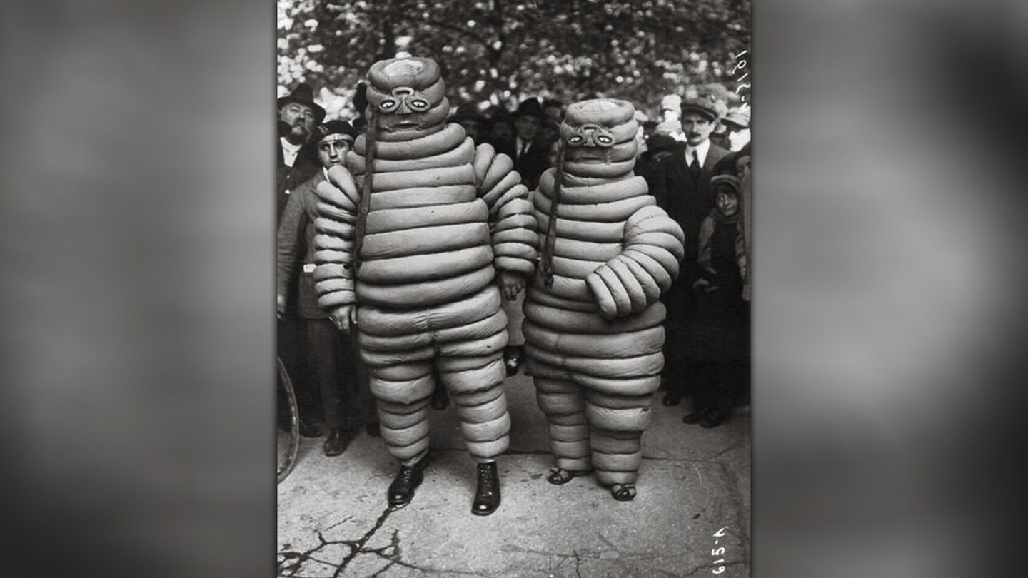 These Surreal Vintage Photos of the Early Michelin Man Are Straight Nightmare Fuel
