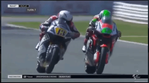 Moto2 Rider Attempts to Pull Opponent’s Brake Lever Mid-Race, Gets Banned