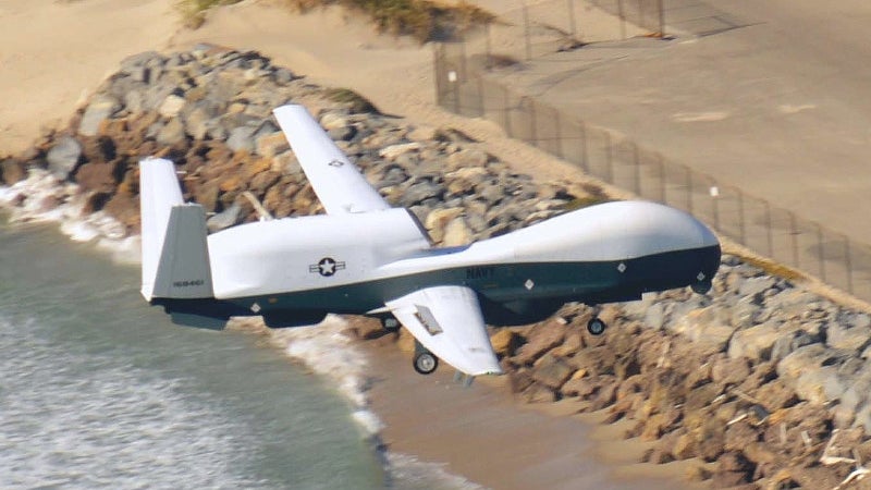 Navy MQ-4C Triton Drone Made Emergency Belly Landing At Naval Base Ventura County