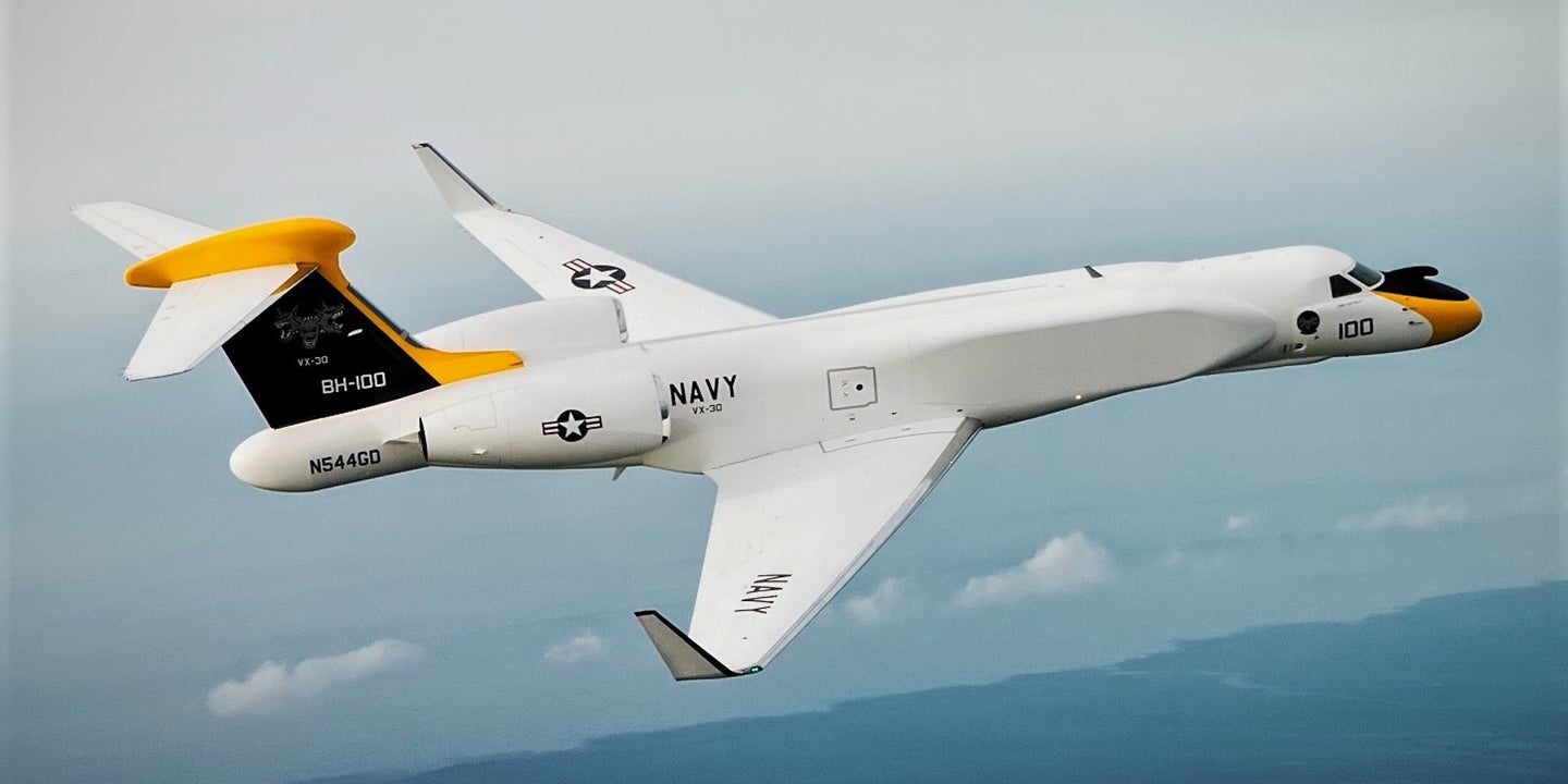Behold The First Official Photo Of The Navy&#8217;s New NC-37B Missile Tracking Jet
