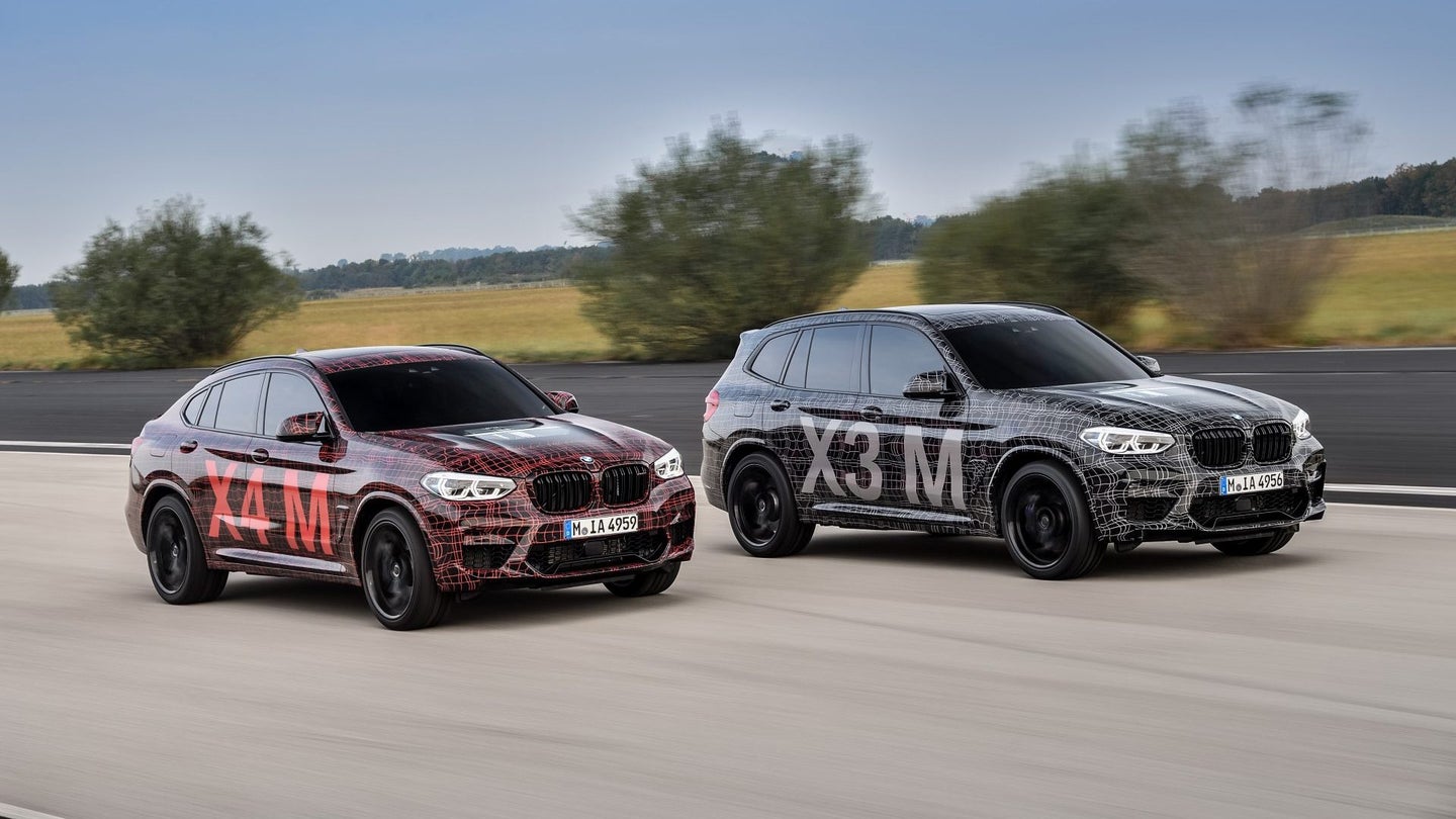BMW Reveals New X3 M and X4 M at Nürburgring Test