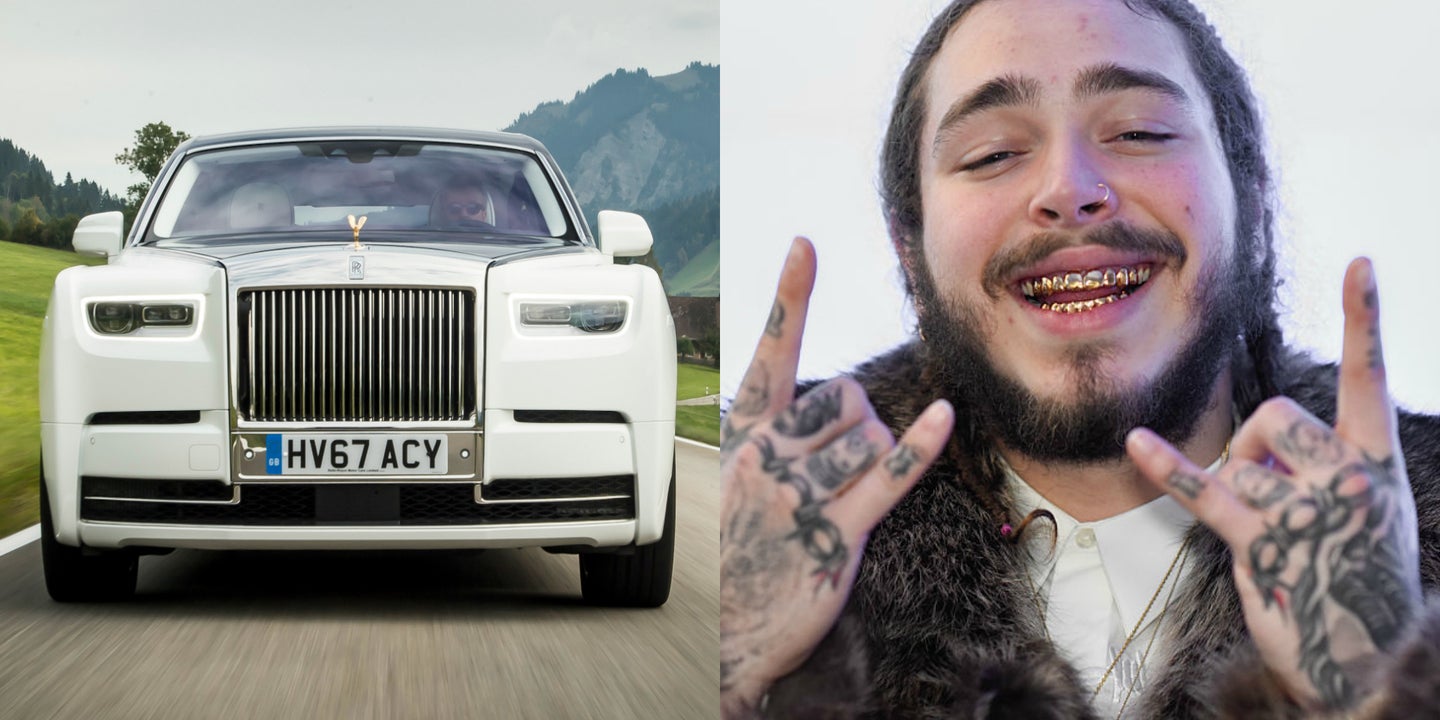 Post Malone Totaled His Rolls-Royce Wraith, Upgraded to Brand-New Phantom