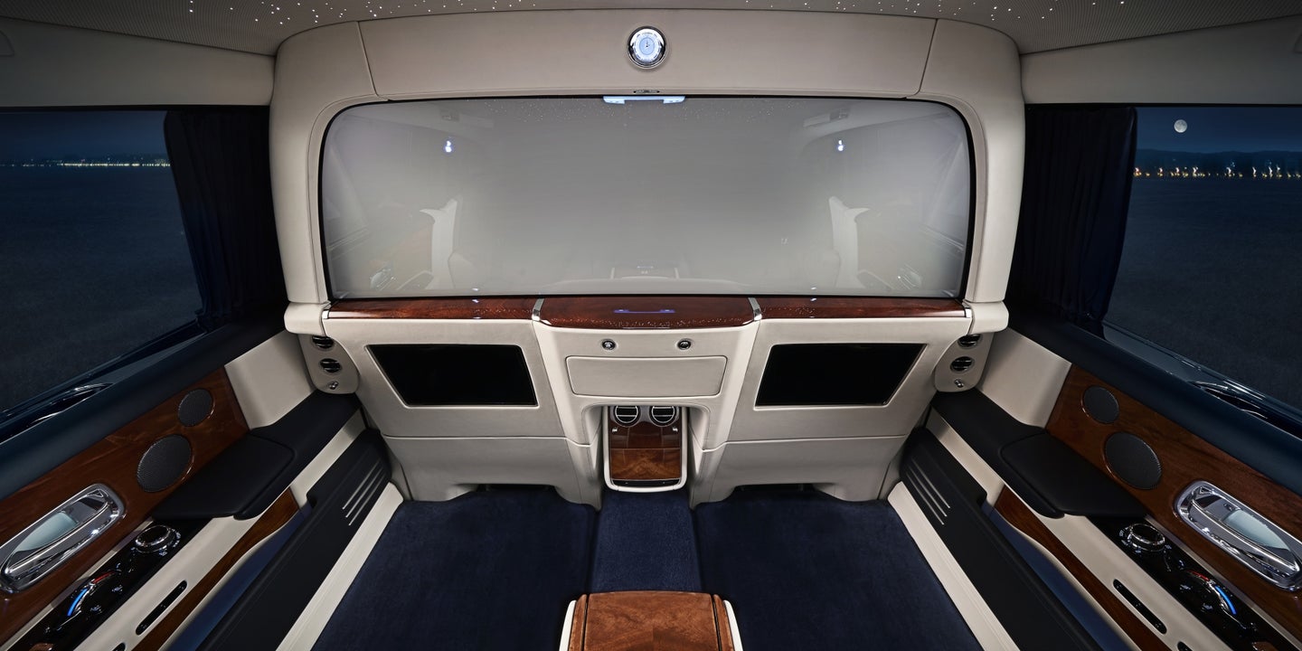Rolls-Royce Flaunts New Privacy Suite for Extended Wheelbase Phantom