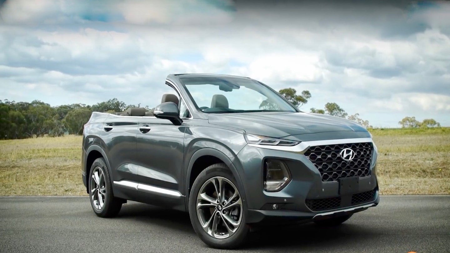 Hyundai Santa Fe Cabriolet: Because the World Needs Another Roofless SUV