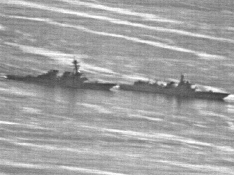 U.S. Navy Releases Images Of Chinese Warship’s Dangerous Maneuvers Near Its Destroyer