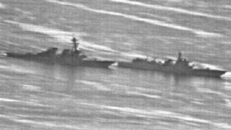 U.S. Navy Releases Images Of Chinese Warship&#8217;s Dangerous Maneuvers Near Its Destroyer
