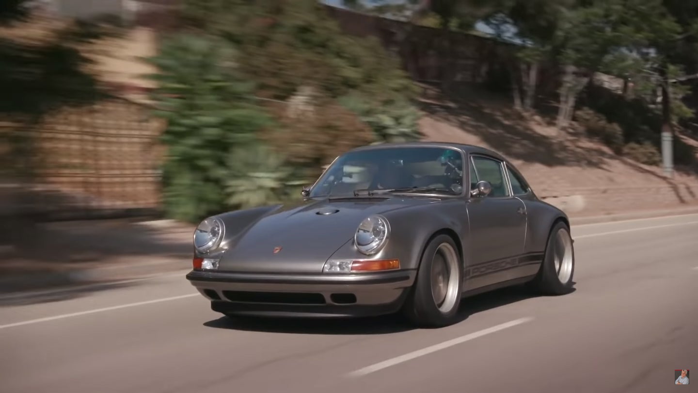 Singer Brought Its 100th Reimagined Porsche 911 to Jay Leno’s Garage
