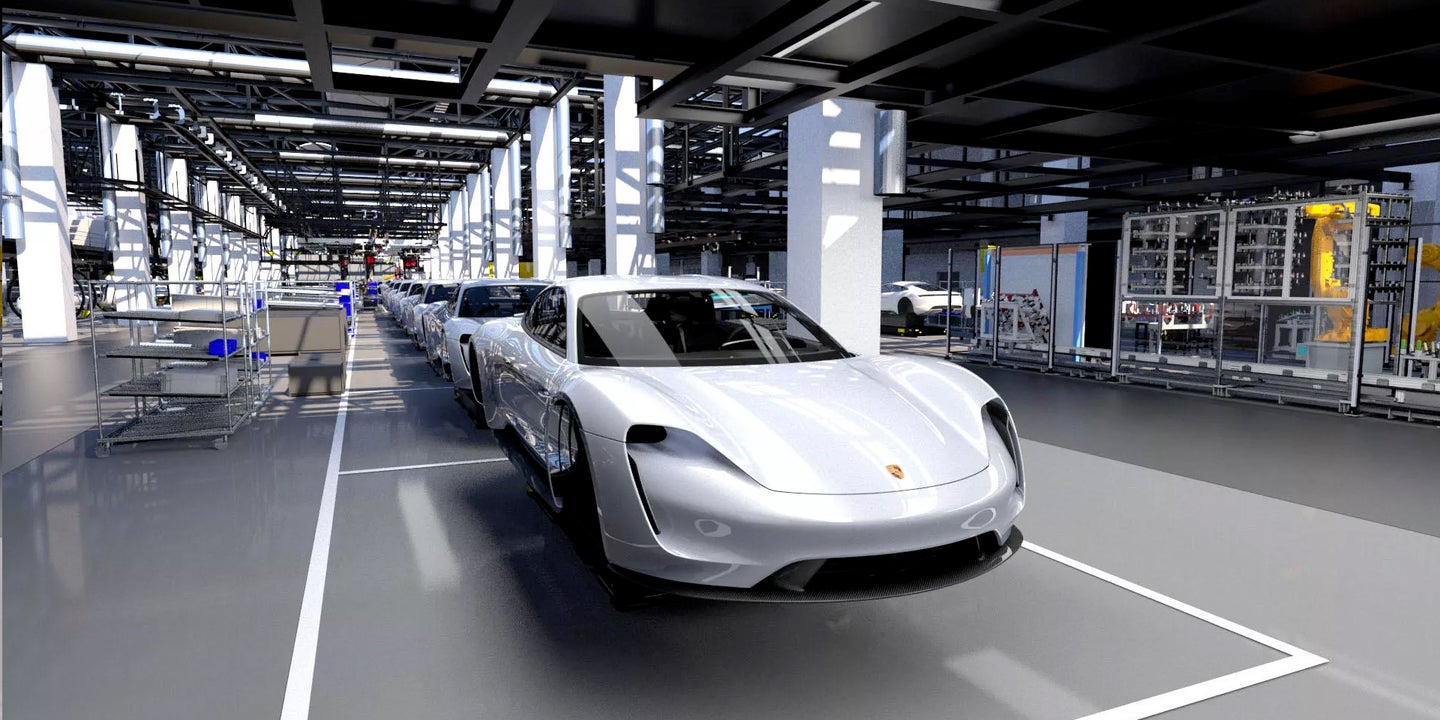 Porsche Previews Revolutionary Production Facility for All-Electric Taycan