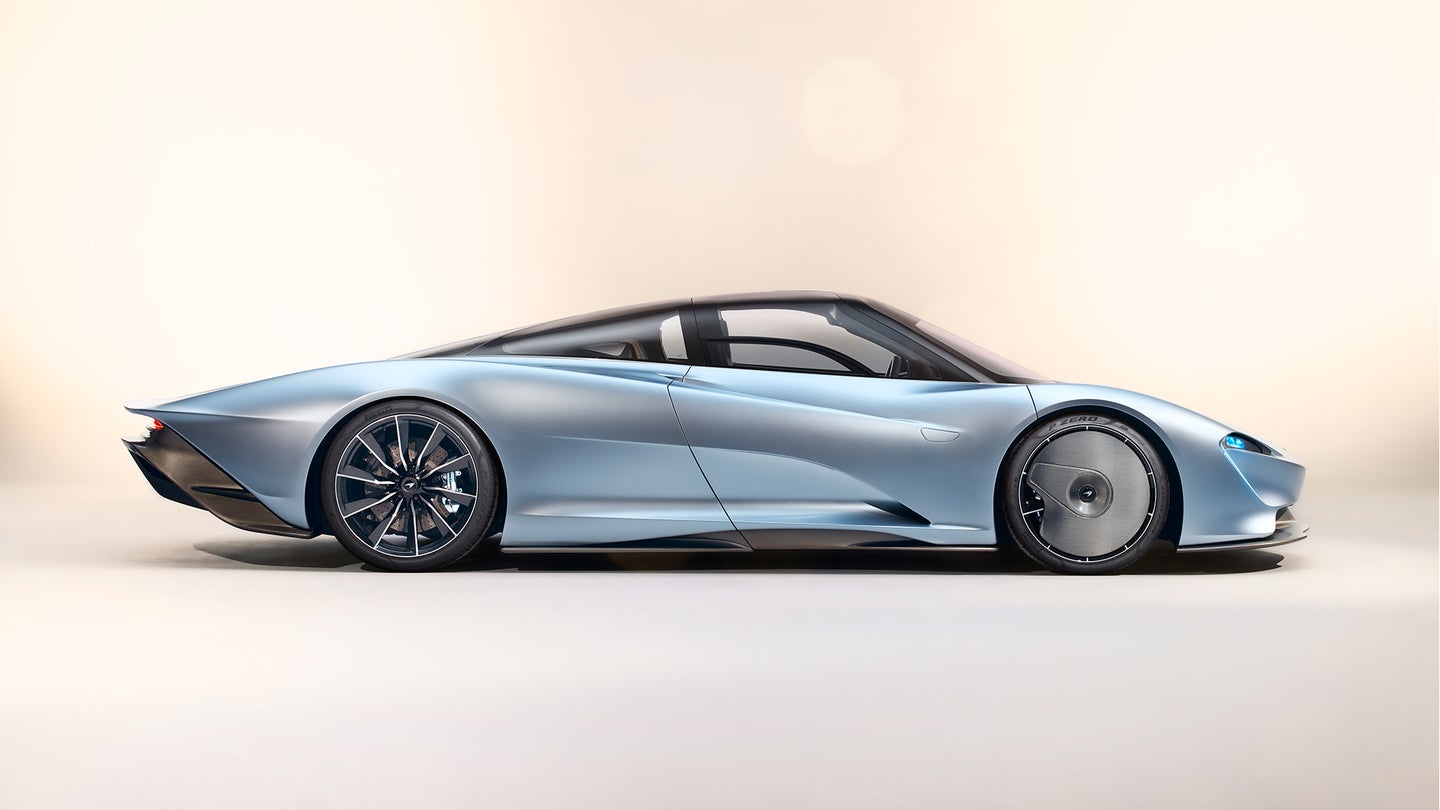 Meet the 1,035-HP McLaren Speedtail, a Stunningly Weird-Looking, 250 MPH Hybrid Hypercar