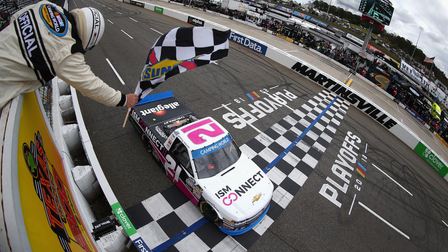 Johnny Sauter Secures NASCAR Truck Series Championship Shot With Martinsville Win