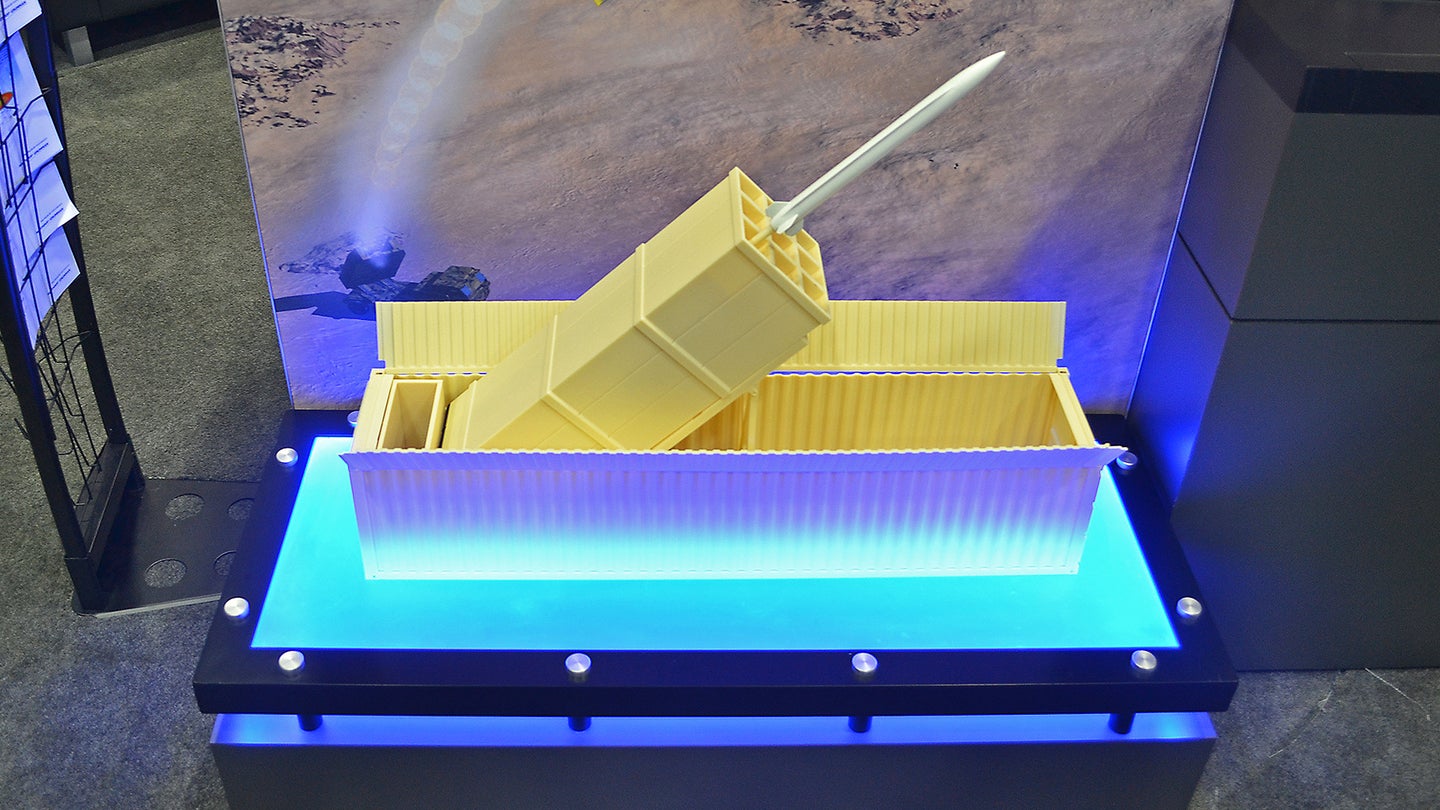 Northrop Grumman Shows Off Shipping Container-Launched Anti-Radiation Missile Concept
