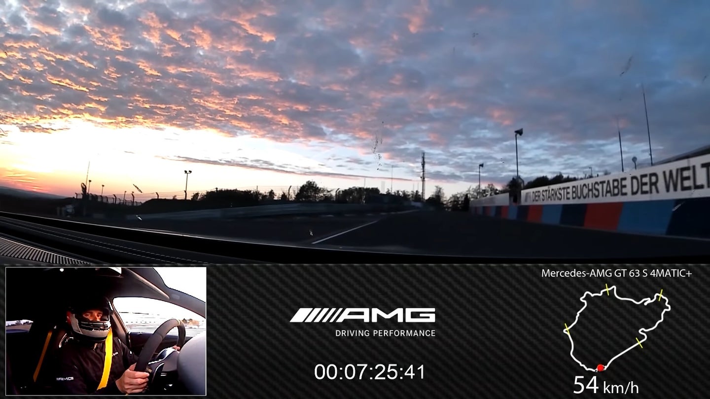 Watch the 630-HP Mercedes-AMG GT 63 S 4-Door Crush the Nurburgring in 7:25.41