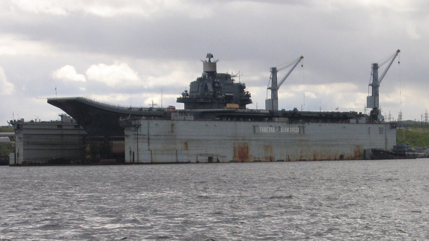 Russia&#8217;s Dry Dock Accident Could Have Far Larger Repercussions Than A Damaged Carrier