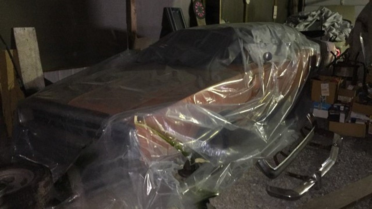 This Rare 1970 Dodge Charger R/T Was Found in a Barn Under a Plastic Sheet