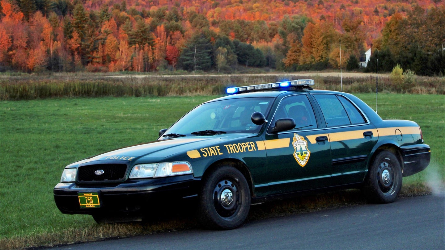 The Last Ford Crown Victoria Interceptor Is Retiring from the Vermont State Police